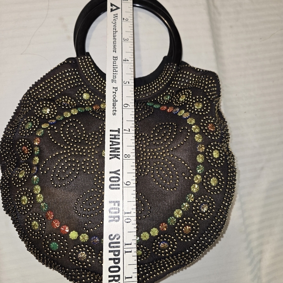 Three Vintage Victorian Style Bags Crocheted And Beaded Bags Estate Sale Find - Picture 10 of 16